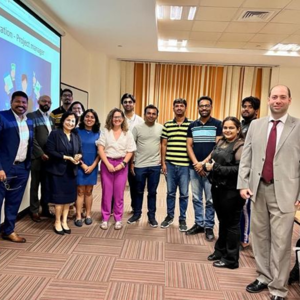 The new-age learners studying the post-graduate programme at De Montfort University Dubai was seen in high spirits during the student induction week.